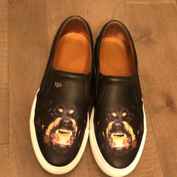Givenchy black leather rottweiler sneaker - Picture 3 of 4